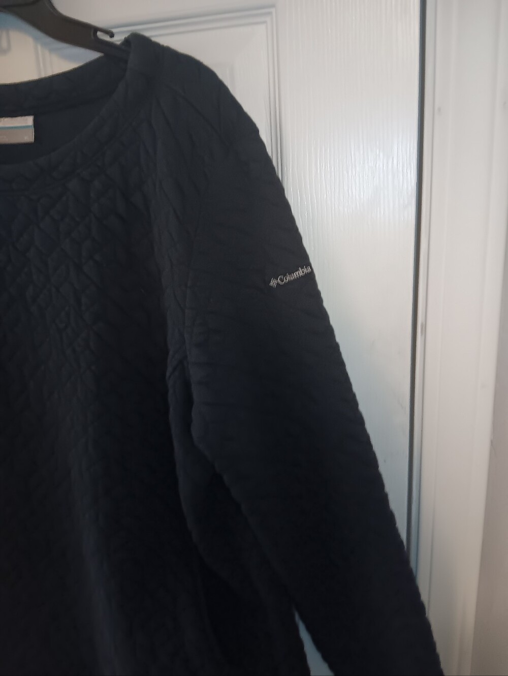 Columbia Womens Quilted Crewneck Pullover Top Sweatshirt - Picture 3 of 7